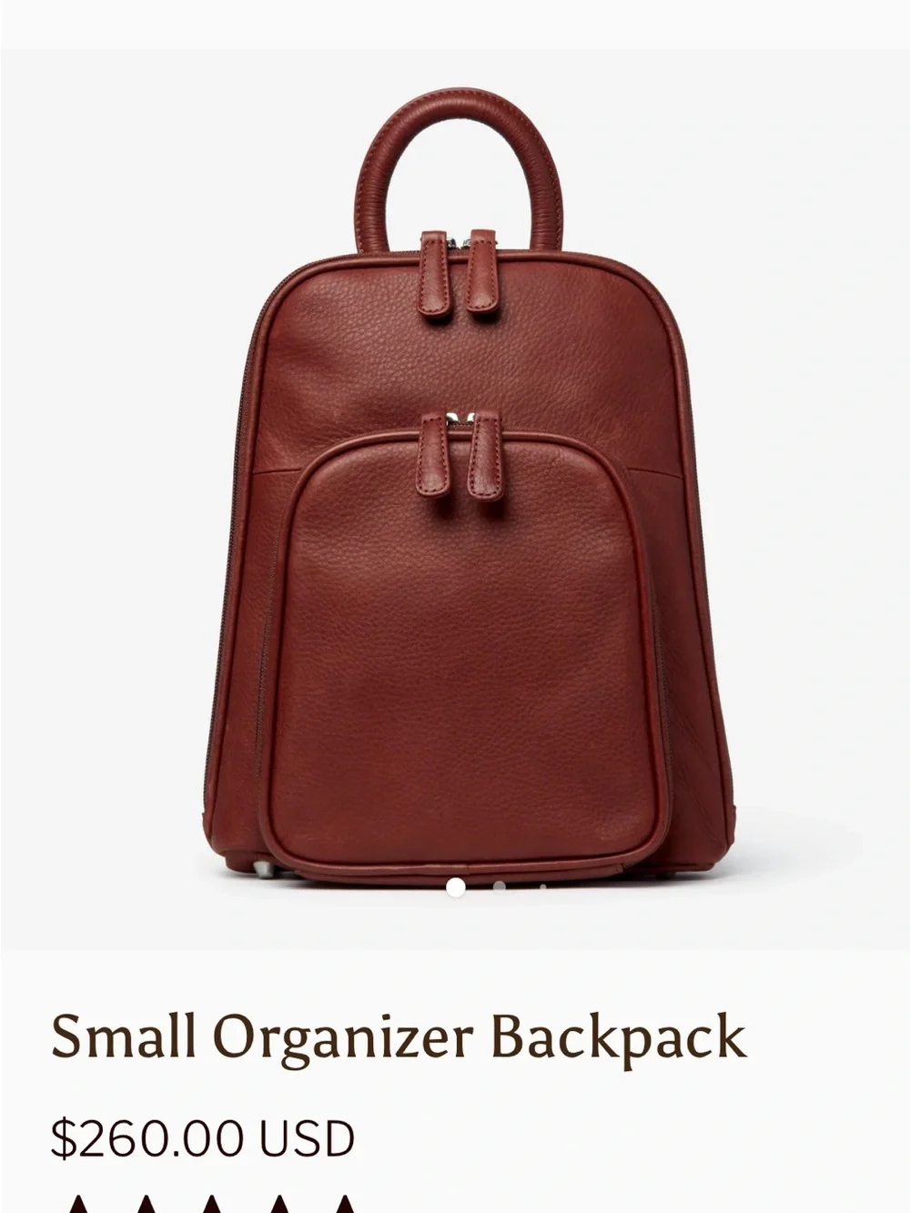 Osgoode Marley - Small Organizer Backpack - Black Leather
